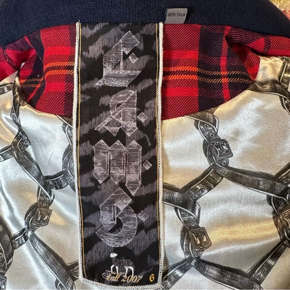 L.A.M.B. Gwen Stefani Plaid Cropped Jacket Fall Collection (2007) - Picture 9 of 10